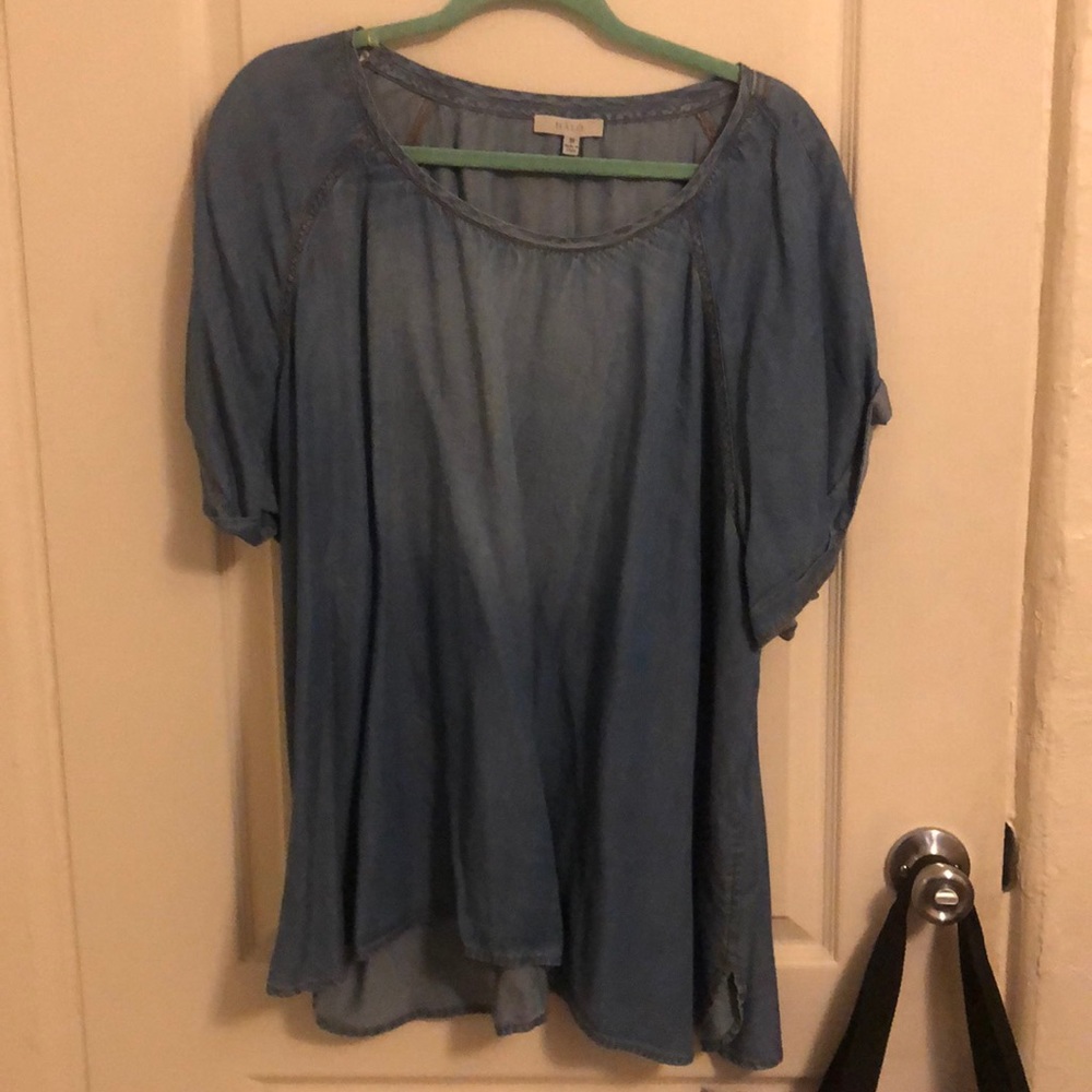 Never worn light weight Jean shirt